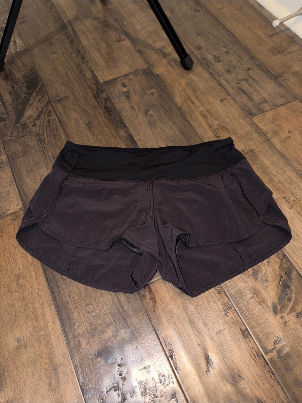 Lululemon Women's Black Active Layered Running Shorts